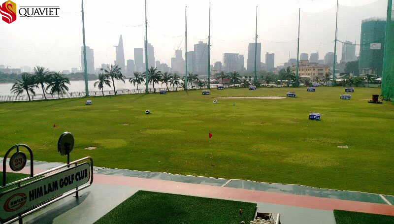 Sân golf Him Lam sở hữu vị trí đắc địa tại sông Sài Gòn