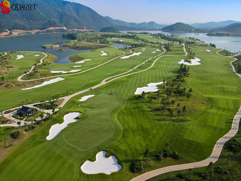 Thiết kế sân Golf Thanh Lanh Vĩnh Phúc chia thành nhiều Tee Box