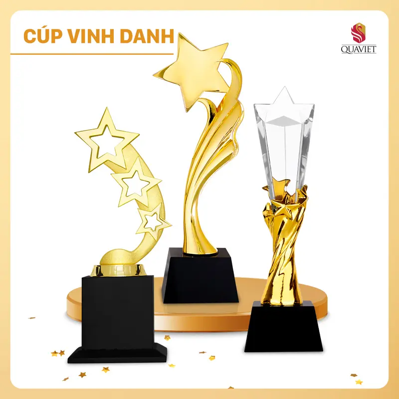 Cúp vinh danh là tặng phẩm cao cấp dùng để ghi nhận và tôn vinh