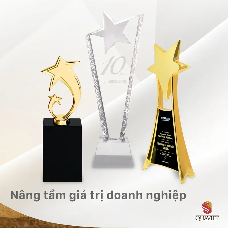 Quà Việt - Chuyên gia chế tác cúp vinh danh theo yêu cầu