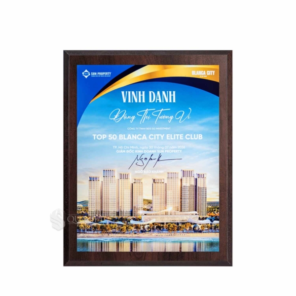 Alternative view of Bảng Vinh Danh Hiện Đại - 6108